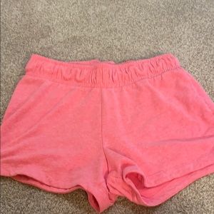 Pink Knit Sweat Short